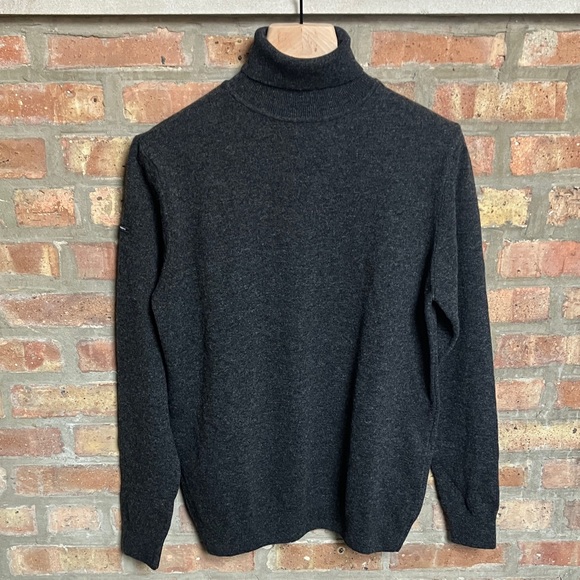 Superdry charcoal grey turtleneck sweater - Picture 1 of 14